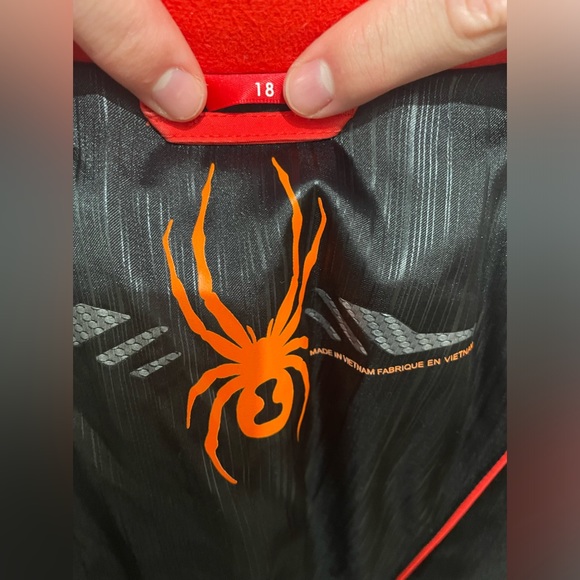 MENS red Spyder ski jacket in good condition! Size S - Picture 6 of 9